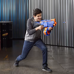 Nerf Infinus N-Strike Elite Toy Motorized Blaster with Speed-Load Technology (FFP)  Brown