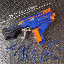 Nerf Infinus N-Strike Elite Toy Motorized Blaster with Speed-Load Technology (FFP)  Brown