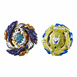 BEYBLADE Burst Turbo Slingshock Dual Pack Fafnir F4 and Rudr R4-1 Left-Spin 1 Right-Spin Battling Tops Age 8+