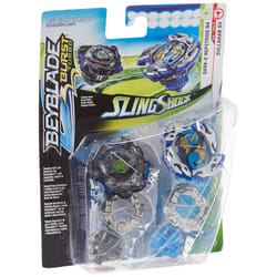 BEYBLADE Burst Turbo Slingshock Dual Pack Dullahan D4 and Dark-X Nepstrius N4 - 2 Right-Spin Battling Tops  Age 8+ E4749