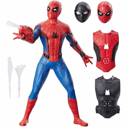 Spider-Man Web Gear 3 in 1 Figure Talking Interactive Armour Suit