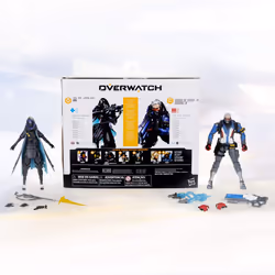 Hasbro Toys Overwatch Ultimates Series Soldier: 76 & Shrike (Ana) Skin Dual Pack 6"""" Collectible Action Figures