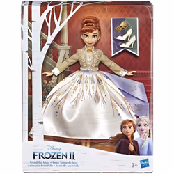 Disney Arendelle Anna Frozen Doll and Fashionable Dress New Kids Toy