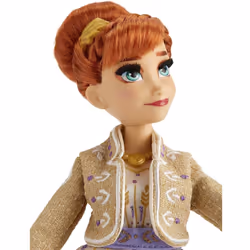 Disney Arendelle Anna Frozen Doll and Fashionable Dress New Kids Toy