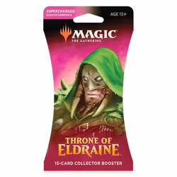 The Gathering Throne of Eldraine Collector Booster | 15 Card Booster Pack | Special Collector Cards