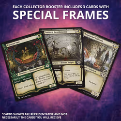 The Gathering Throne of Eldraine Collector Booster | 15 Card Booster Pack | Special Collector Cards