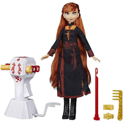 Disney Frozen Sister Styles Anna Fashion Doll with Red Hair Braiding & Hair Clip