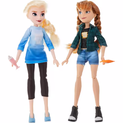 Disney Ralph Breaks The Internet: Comfy Princesses: Elsa And Anna Dolls E7417