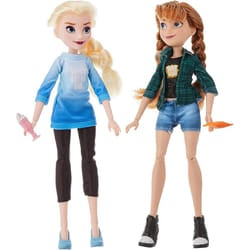 Disney Ralph Breaks The Internet: Comfy Princesses: Elsa And Anna Dolls E7417