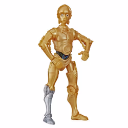 STAR WARS Galaxy of Adventures C-3PO Toy 5-inch Scale Action Figure with Fun Droid Demolition Feature  Toys for Kids Ages 4 a ...