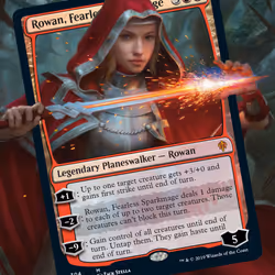 Magic: The Gathering Throne of Eldraine Rowan  Fearless Sparkmage Plan