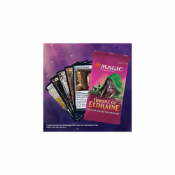 Magic The Gathering Throne of Eldraine Bundle Gift Edition | Alternate Art | 10 Booster Pack | 1 Collector Booster | Accessories