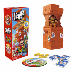 Hasbro Jenga: Super Mario Edition Game  Block Stacking Tower Game for