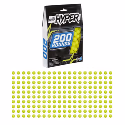 Nerf Hyper 200-Round Refill Includes 200 Hyper Rounds for Use Hyper Blasters Stock Up Hyper Games