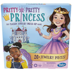 Pretty Pretty Princess Board Game  Classic Jewelry Dress-Up Games for Kids  Family Games for 2-4 Players  Kids Board Games  Ages 5 and Up