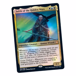 Magic: The Gathering Adventures in The Forgotten Realms Commander Deck - Dungeons of Death (White-Blue-Black)