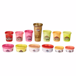 Play-Doh Foam and Play-Doh Slime: Super Cloud HydroGlitz Super Stretch and Krackle 13 Multipack Bundle of Summer Colors fo ...