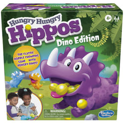 Hasbro Gaming Hungry Hungry Hippos Dino Edition Board Game  Pre-School Game for Ages 4 and Up; for 2 to 4 Players (Amazon Exclusive)