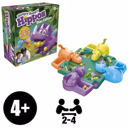 Hasbro Gaming Hungry Hungry Hippos Dino Edition Board Game  Pre-School Game for Ages 4 and Up; for 2 to 4 Players (Amazon Exclusive)