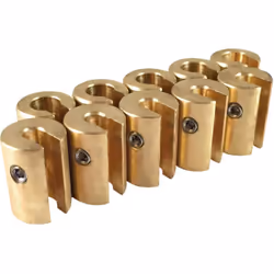 No-Mar Spoke Wheel Weight 1 oz. Brass (10 pack)