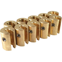 No-Mar Spoke Wheel Weight 1 oz. Brass (10 pack)