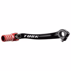 TUSK Folding Shift Lever Black/Red Tip
