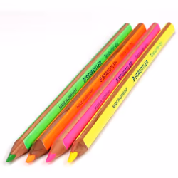 Staedtler Textsurfer Dry Highlighter Pencil For Writing Sketching Inkjet, Paper, Copy, Fax (pack of 12 Mix color)