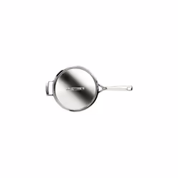 Le Creuset 3-Ply Stainless Steel Non-Stick Chef Pan with Lid, 24 x 8.5 cm , Silver, 96201424001000