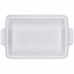 Le Creuset Stoneware Heritage Covered Rectangular Casserole  4 qt. (12"""" x 9"""")  White