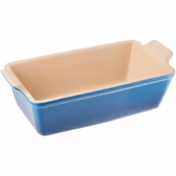 Le Creuset Stoneware Heritage Loaf Pan 9"""" x 5"""" x 3"""" (1.5 qt.) Marseille