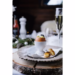 Le Creuset Stoneware Egg Cup  2""""  White