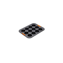 NonStick Carbon Steel Bakeware 12 Cup Mini Muffin Tray Black 30 cm 94101300000000