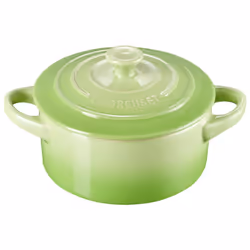 Le Creuset Stoneware Mini Round Cocotte, 8 oz., Palm