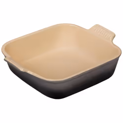 Le Creuset Stoneware Heritage Square Dish, 3 qt. (9"), Oyster
