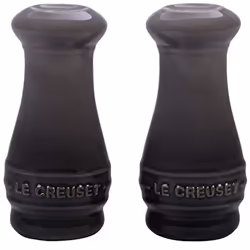 Le Creuset Stoneware Salt & Pepper Shakers Set of 2 4 oz. each Oyste