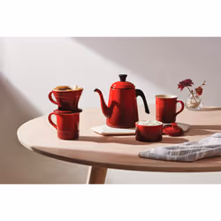 Le Creuset Stoneware Vancouver Mug  14 oz.  Cerise