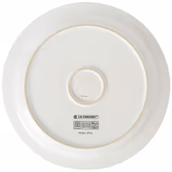 Le Creuset Stoneware Set of 4 Dinner Plates  10.5"" each  White