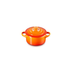 Le Creuset Stoneware Mini Round Cocotte  8 oz.  Flame