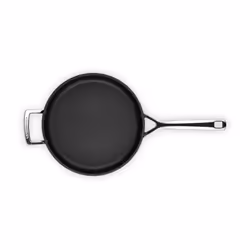 Le Creuset Toughened Non-Stick 26x7.8cm Saute Pan with Glass Lid, Aluminium, 51110260010302
