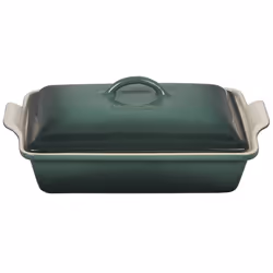 Le Creuset Stoneware Heritage Covered Rectangular Casserole 4 qt. (12"""" x 9"""") Artichaut