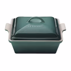 Le Creuset Stoneware Heritage Covered Square Casserole 9-Inch Artichaut