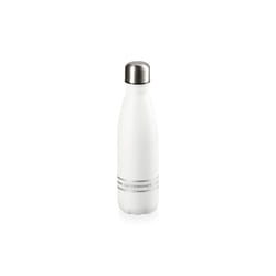 Le Creuset Stainless Steel Hydration Water Bottle  17 oz  Matte White Cotton