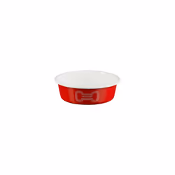 Le Creuset Enamel on Steel Medium Dog Bowl  4 Cups  Red