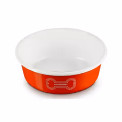 Le Creuset Enamel on Steel Large Dog Bowl  6 Cups  Orange