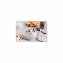 Le Creuset Stoneware Pumpkin Mug with Lid  14 oz.  Olive