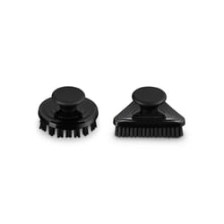 Le Creuset Set of 2 Cleaning Brushes  Shiny Black