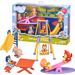 Moose Toys Bluey Deluxe Park Playset, Playground, 3 yr(s), Multicolour, Plastic