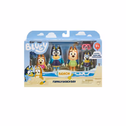 License 2 Play Wholesale Bluey 4 Pack Figure Assortment – Series 9 | 17546-8, 3 yr(s), Bluey, Assorted colours