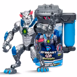 Moose Toys Mr Beast Lab Mutators - Mutatie Kamer Metallic Panther, Action/Adventure, 5 yr(s), Multicolour