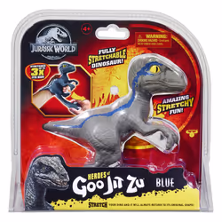 Heroes of Goo Jit Zu Jurassic World Stretch Blue, Stretchy toy figure, Movie, 4 yr(s), Grey, Blue